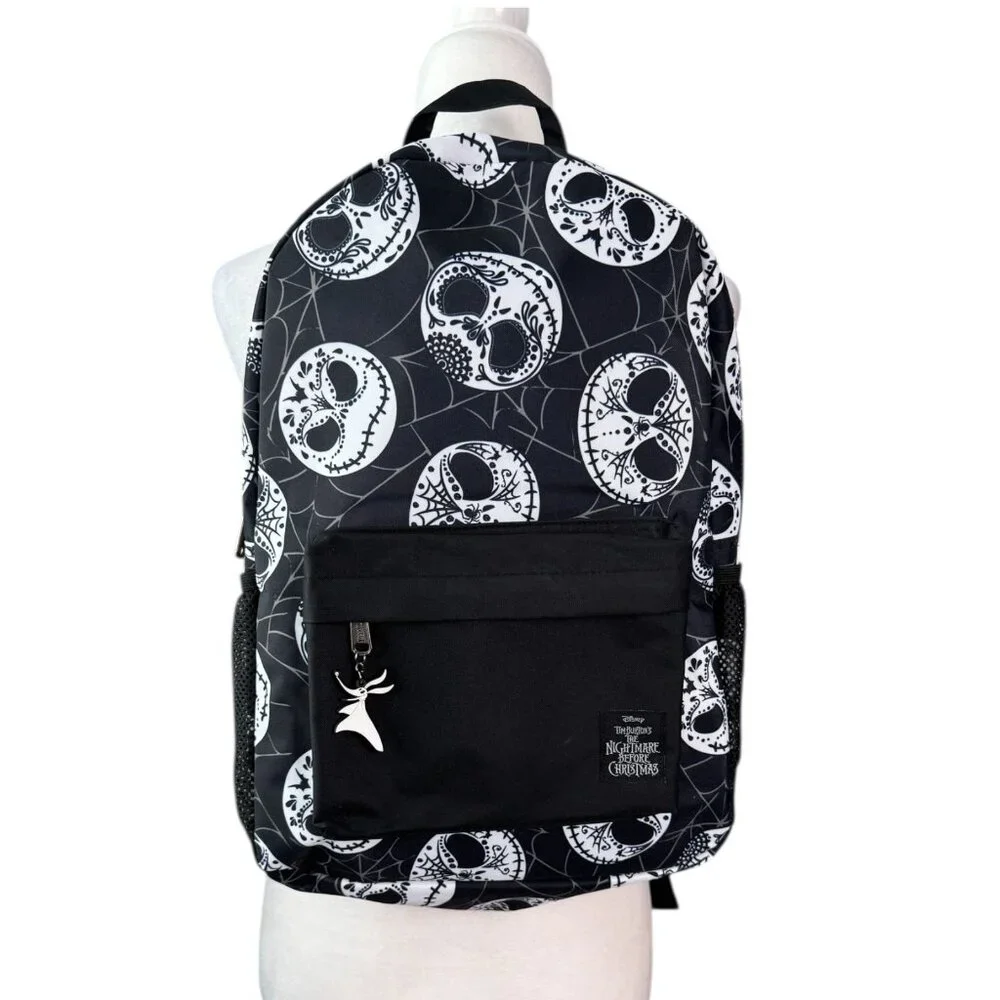 NEW Loungefly Jack Skellington SugarSkull Full Backpack Disney Nightmare B4 Xmas